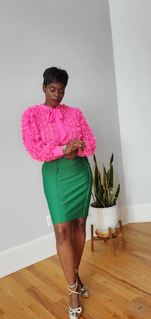 Sassy Power Girl Skirt - Green