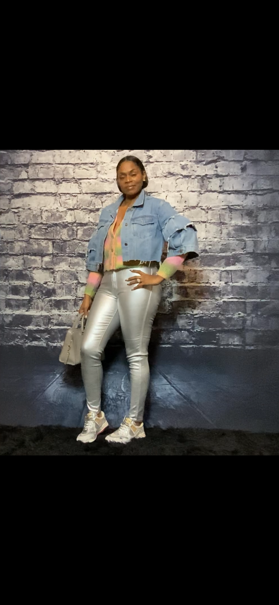 Silver Wax Jean