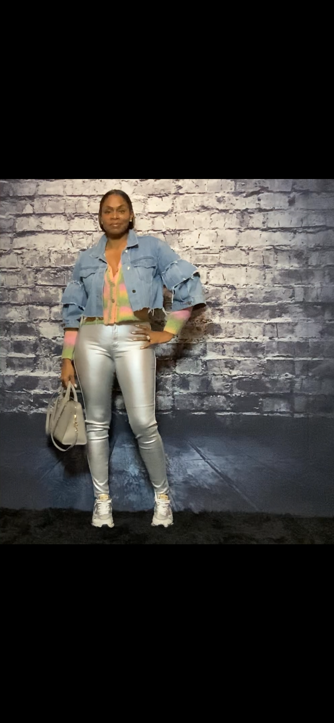 Silver Wax Jean